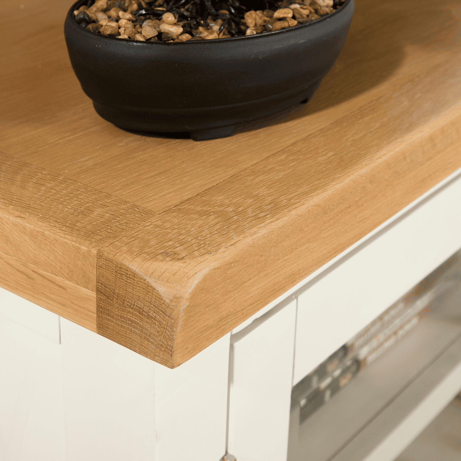 Easton White Std TV Unit