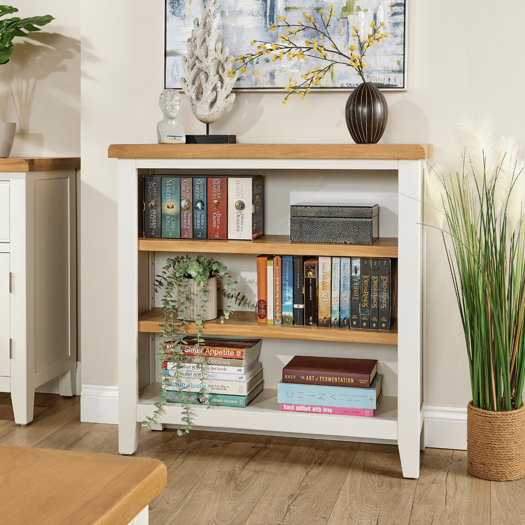 Easton White SW Bookcase