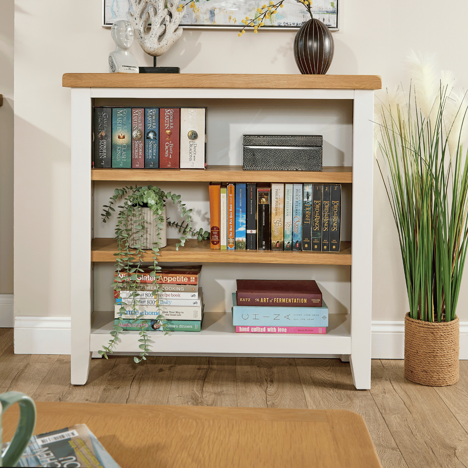 Easton White SW Bookcase