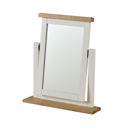 Easton White Trinket Mirror