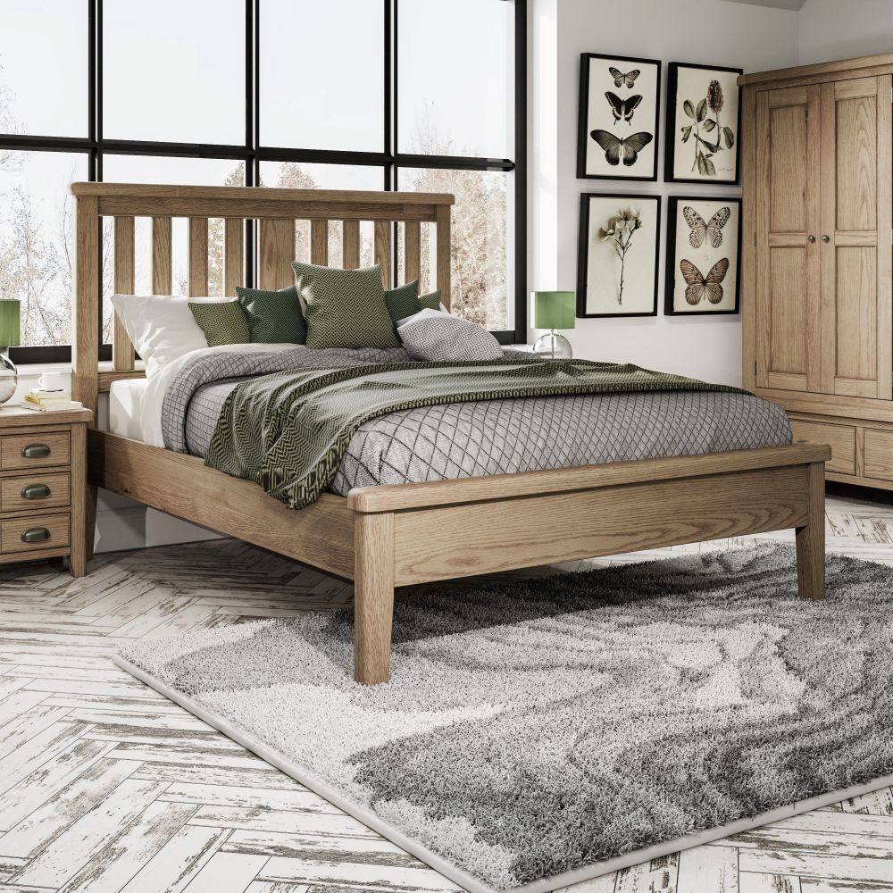 Holcombe Solid Wood Double Bed