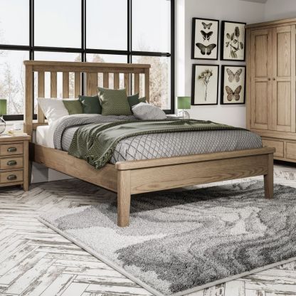 Holcombe Solid Wood Double Bed