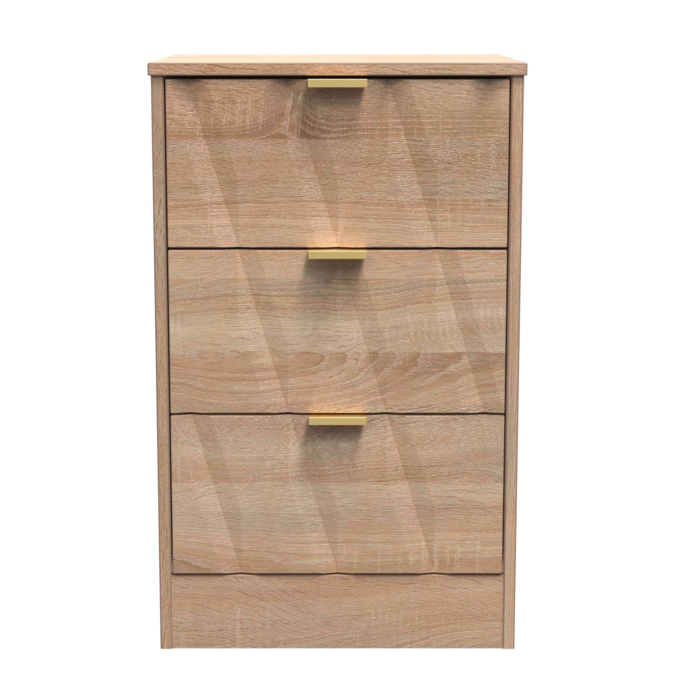 Elegance 3 Drawer Bedside
