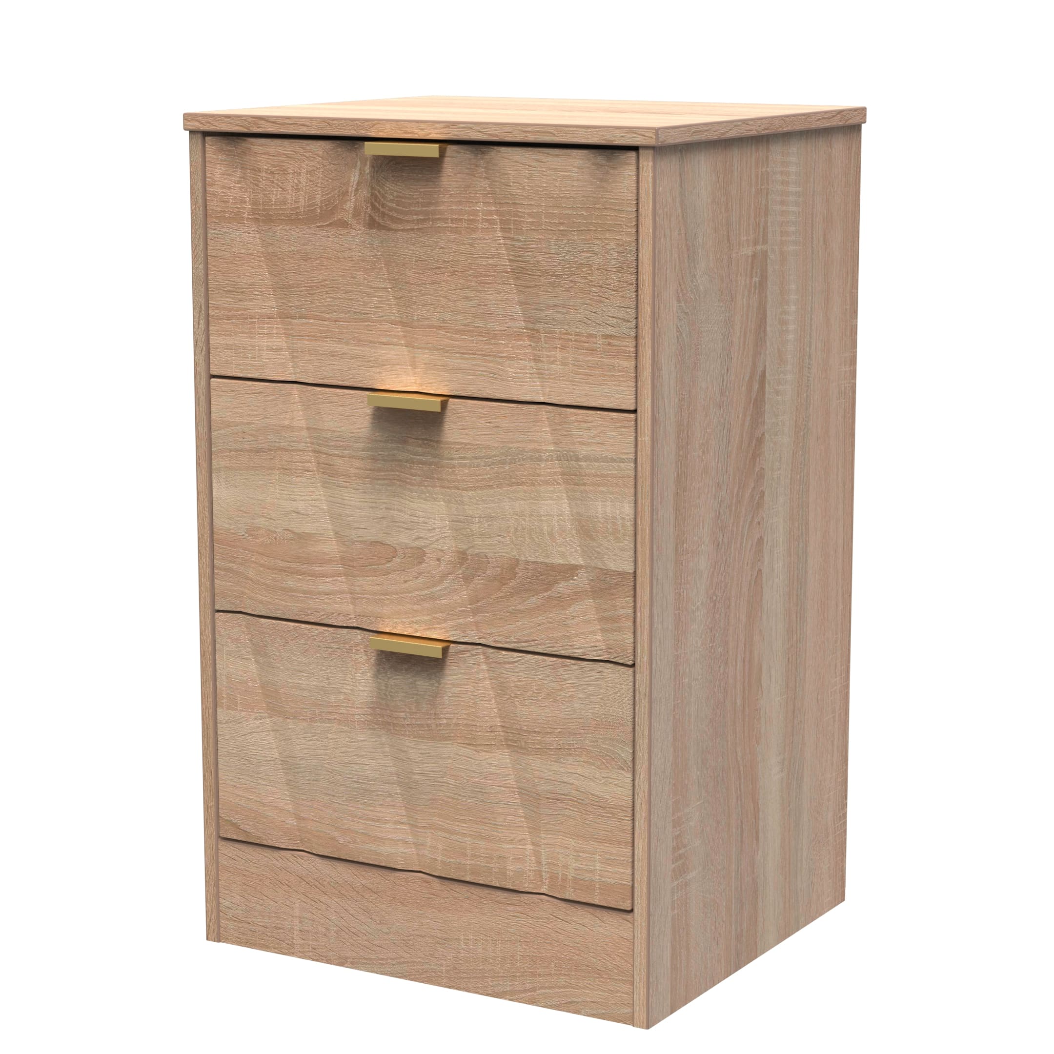 Elegance 3 Drawer Bedside