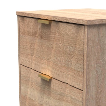 Elegance 3 Drawer Bedside