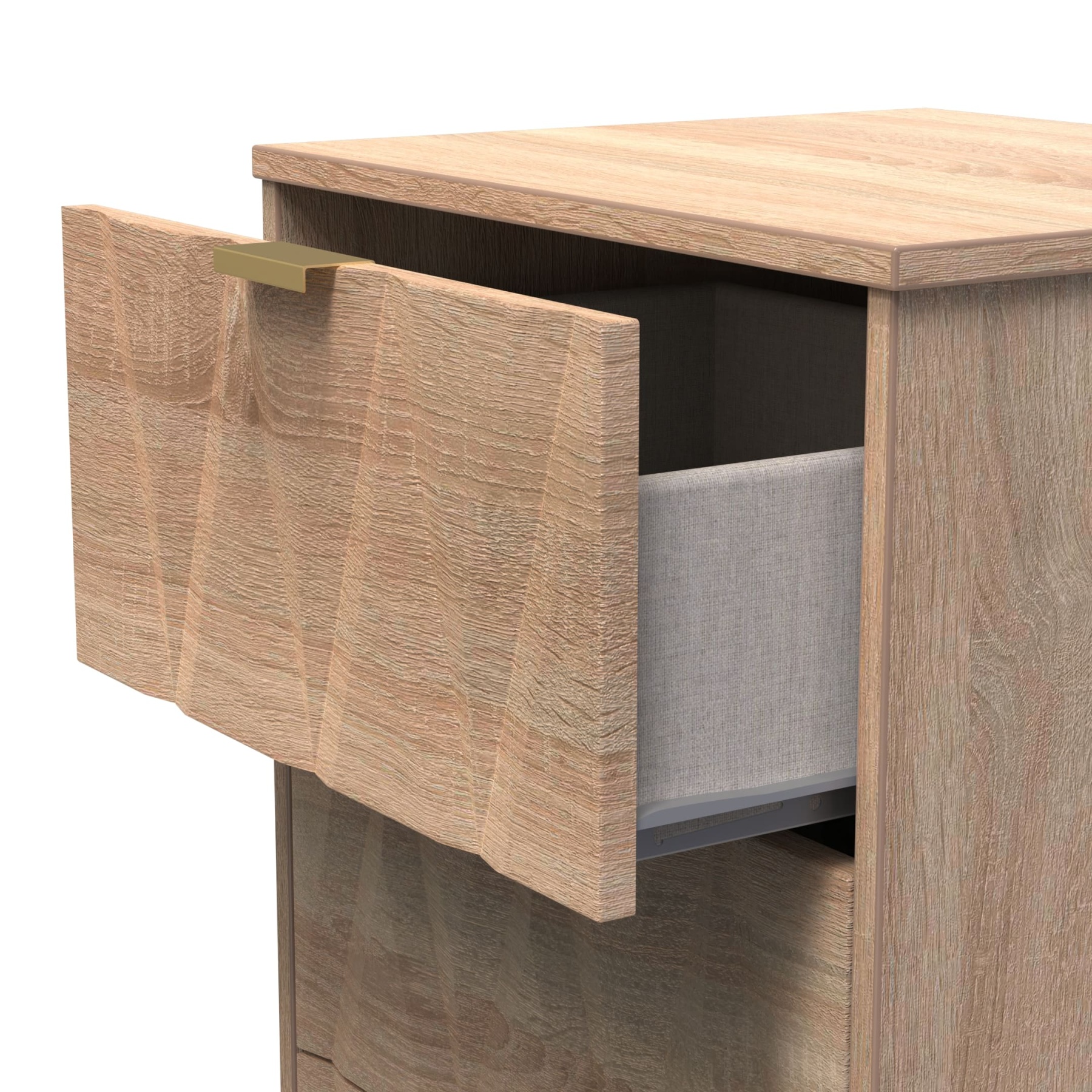 Elegance 3 Drawer Bedside