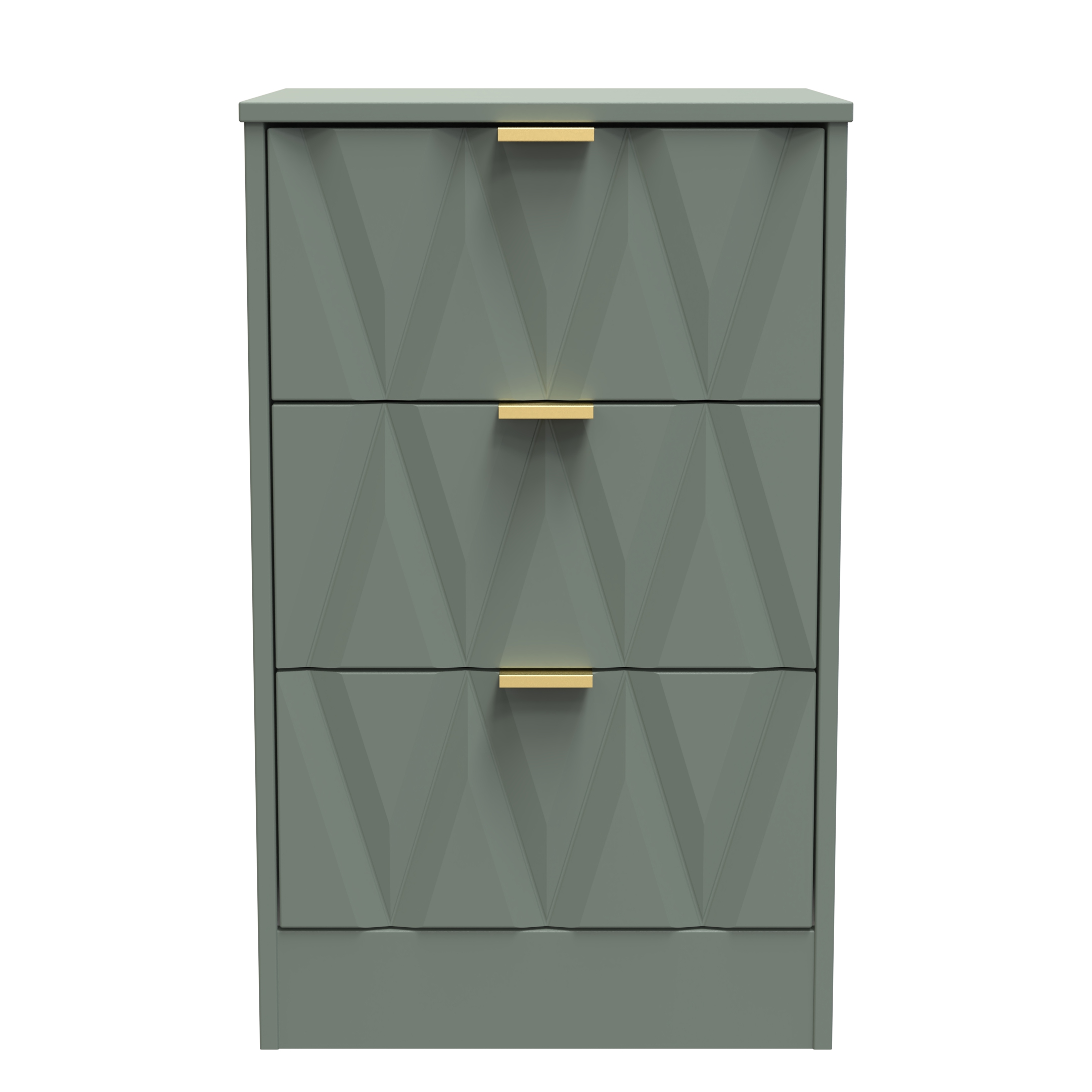 Elegance 3 Drawer Bedside