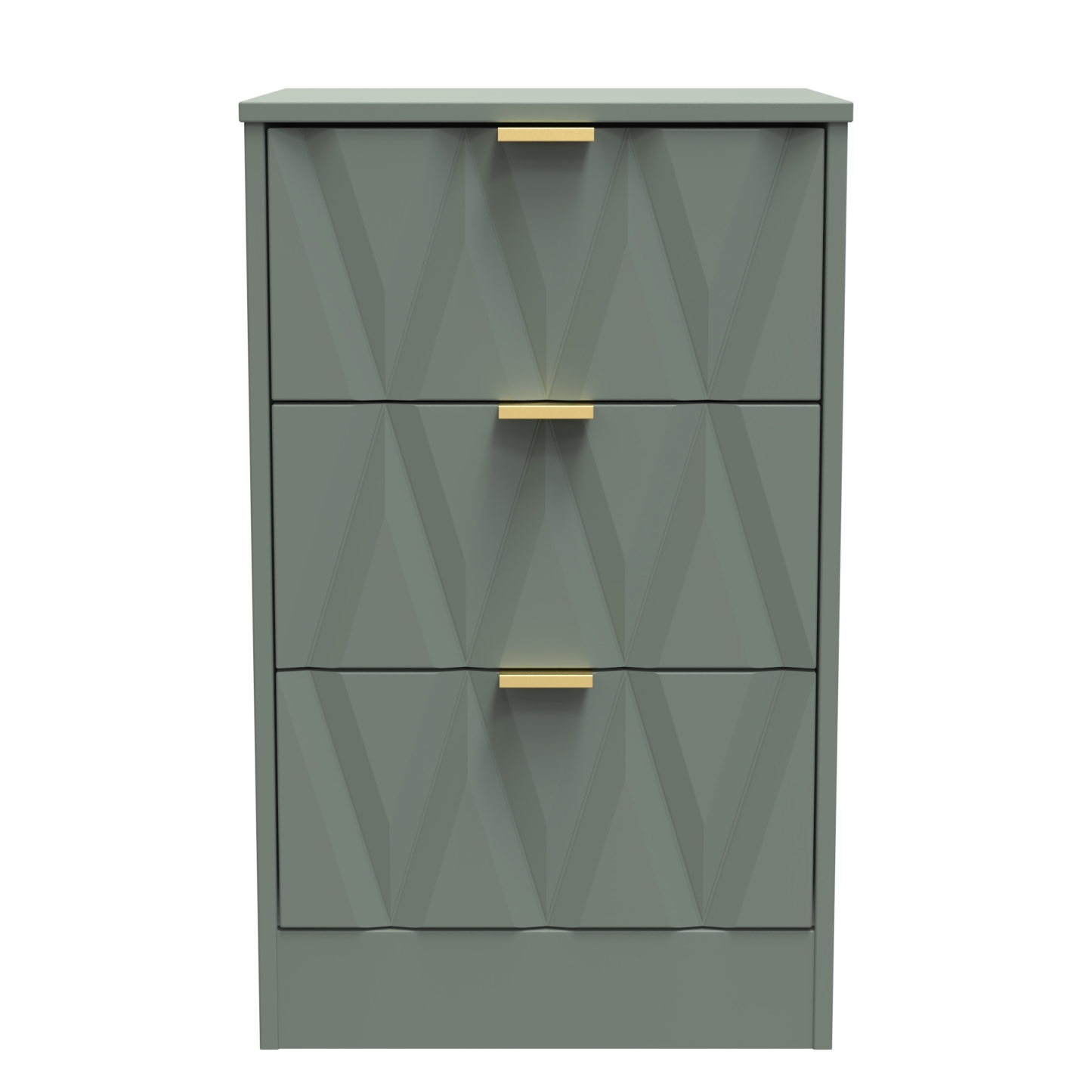 Elegance 3 Drawer Bedside