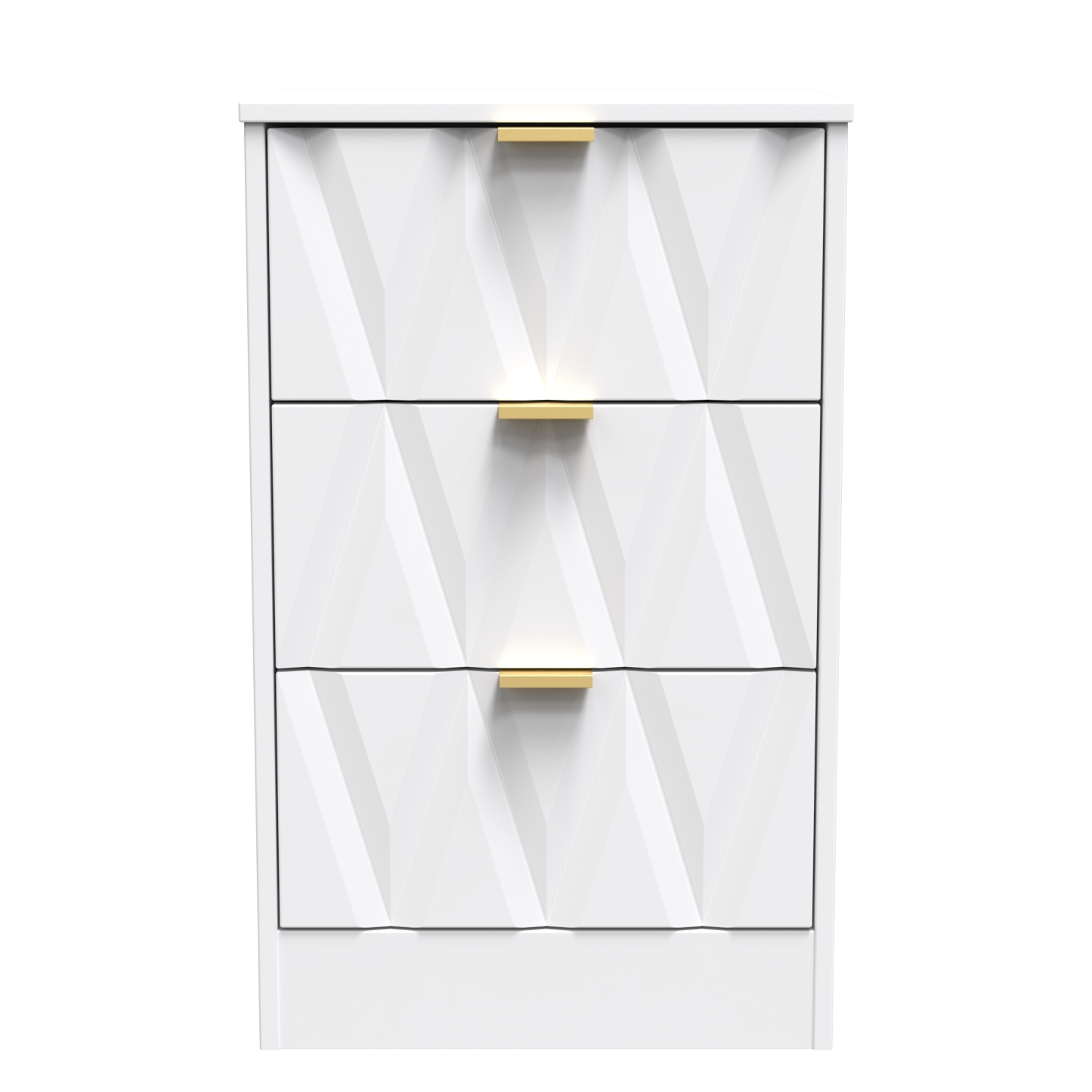 Elegance 3 Drawer Bedside