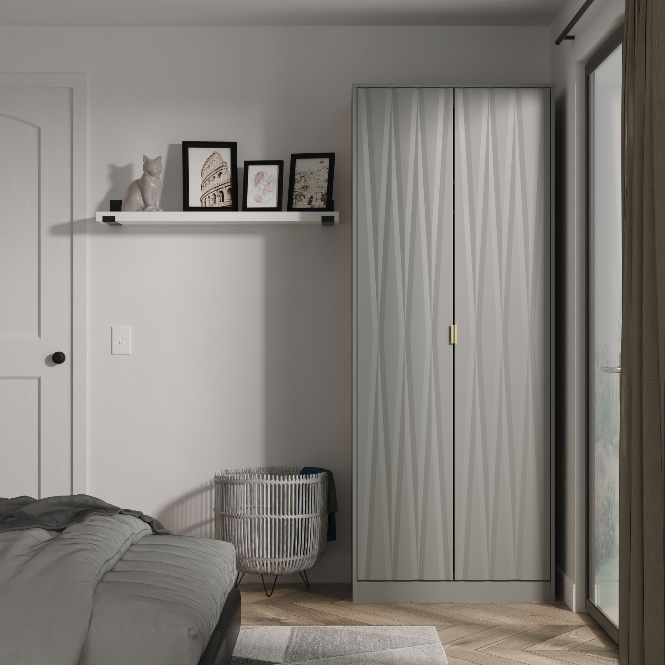 Elegance 2 Door Wardrobe 