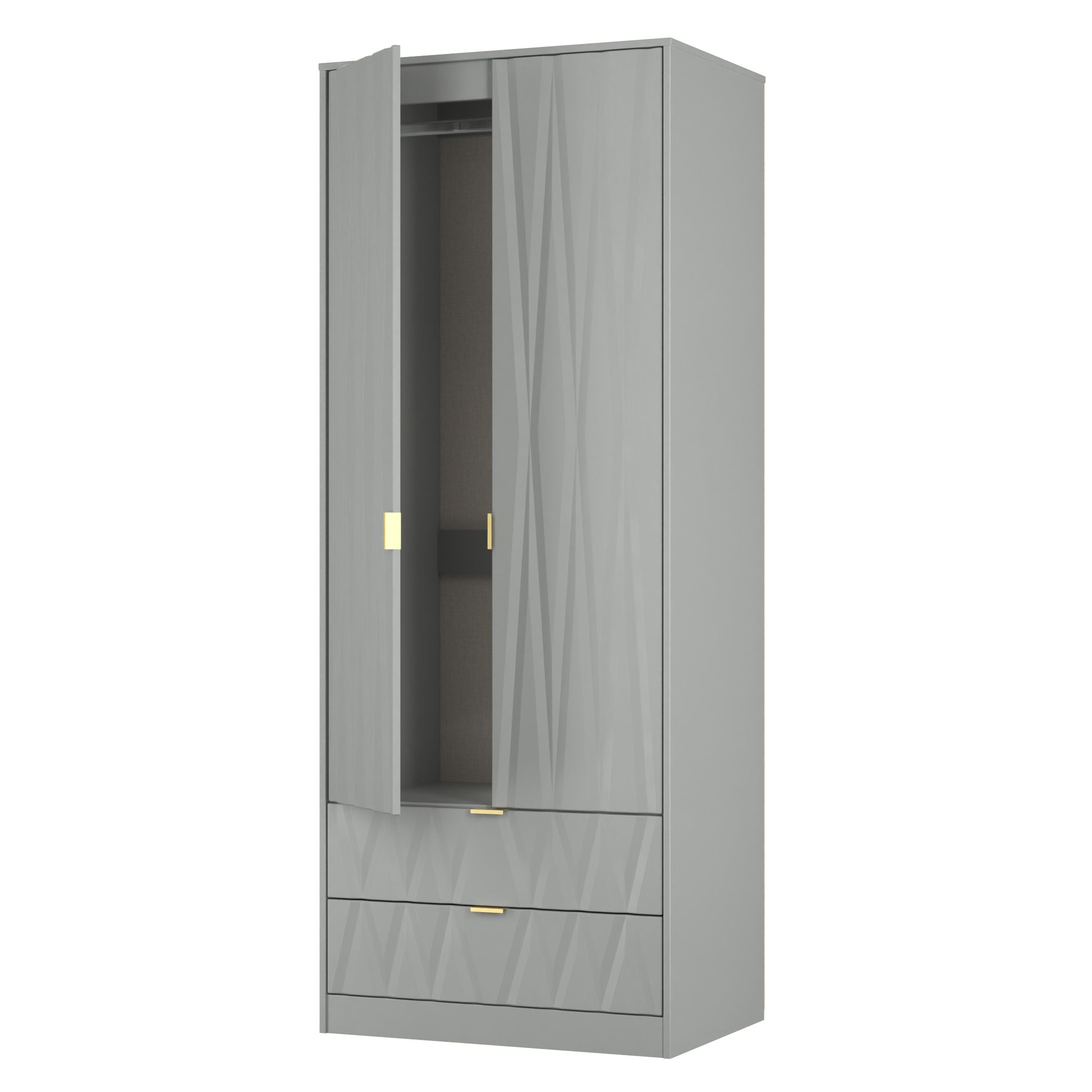 Elegance 2 Drawer Wardrobe
