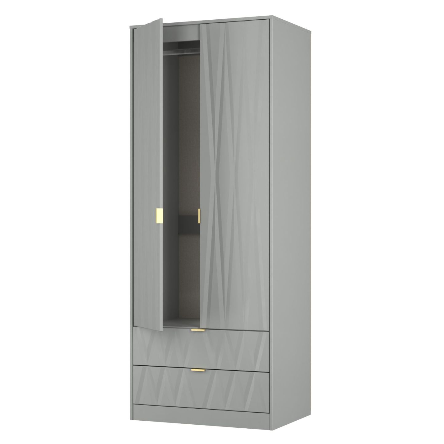 Elegance 2 Drawer Wardrobe