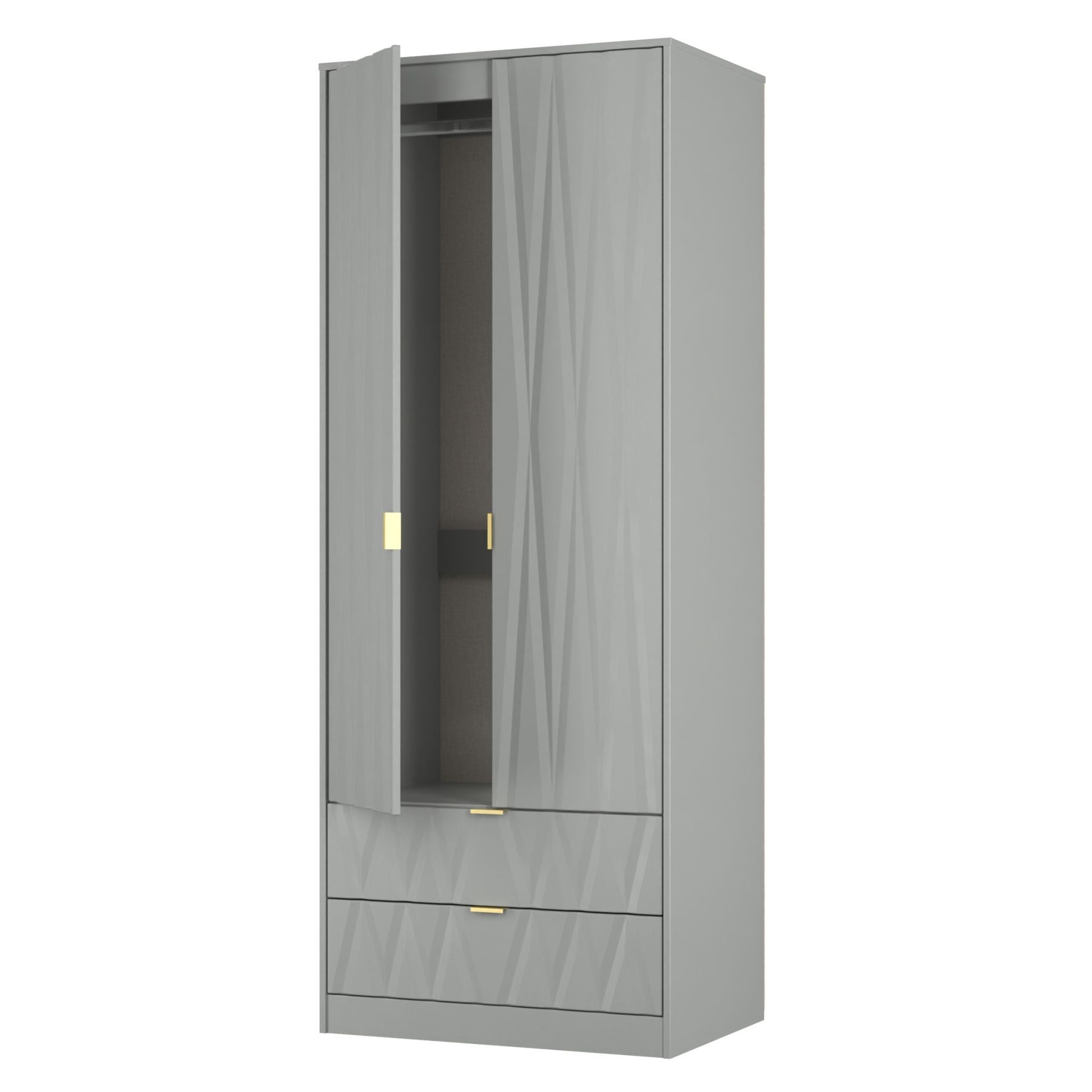 Elegance 2 Drawer Wardrobe