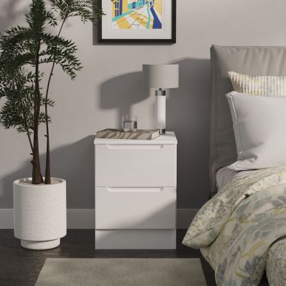 Mitton 2 Drawer Bedside