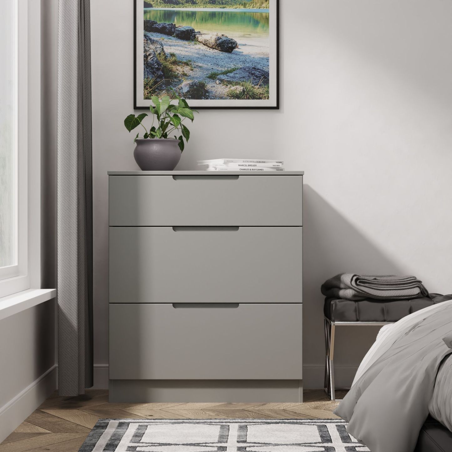 Mitton Deep Chest 3 Drawers