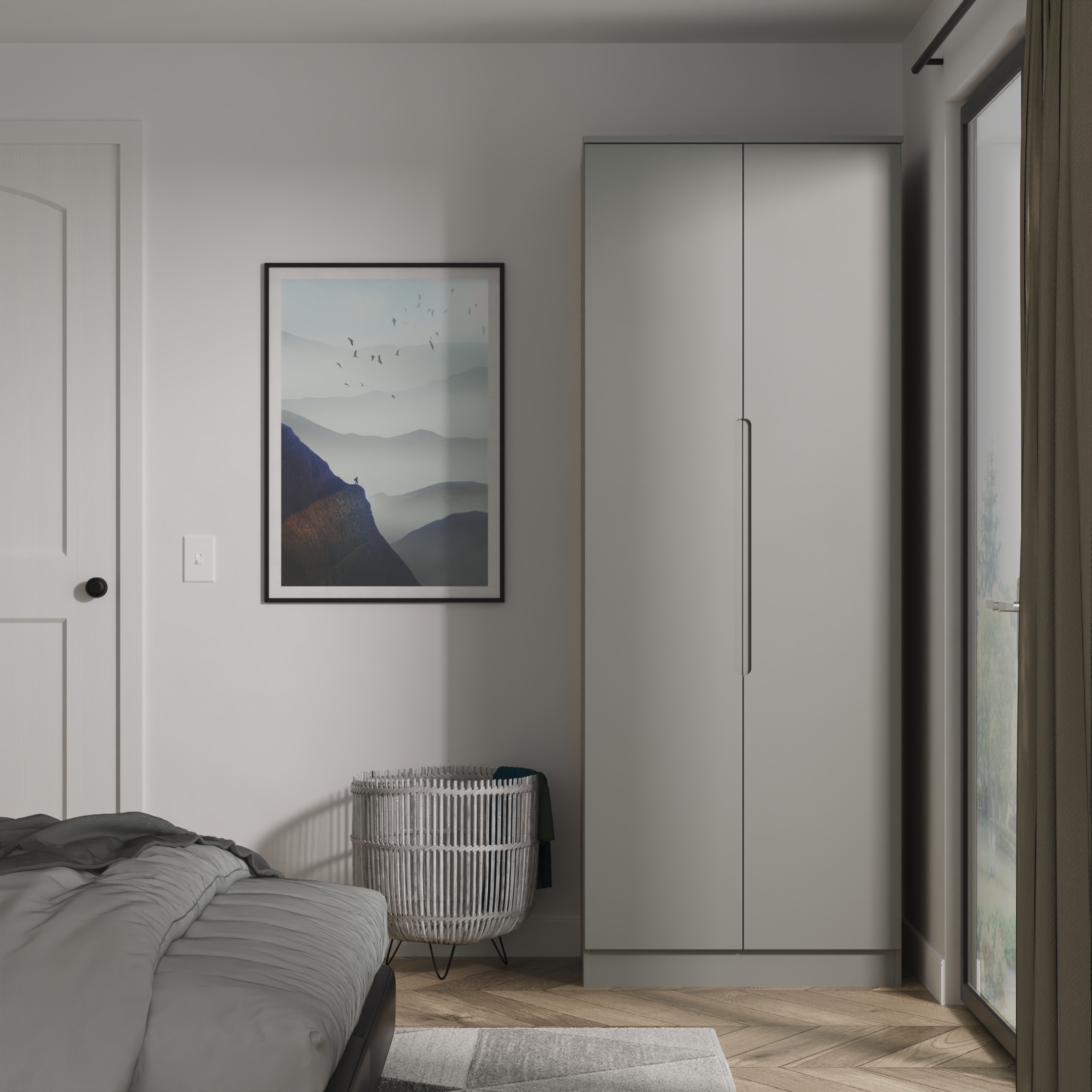 Mitton 2 Door Wardrobe