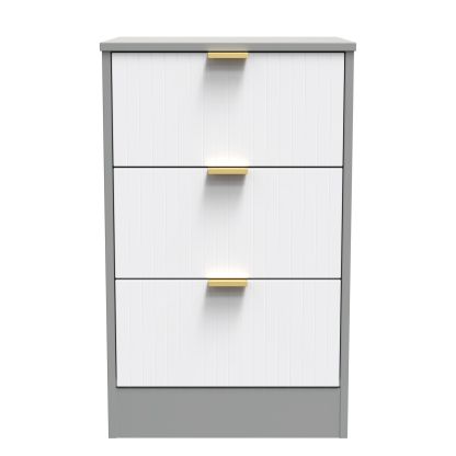Bliss 3 Drawer Bedside