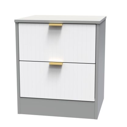 Bliss 2 Drawer Bedside