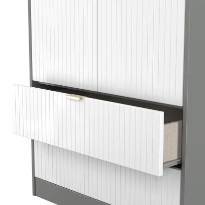 Bliss Mirrored Wardrobe