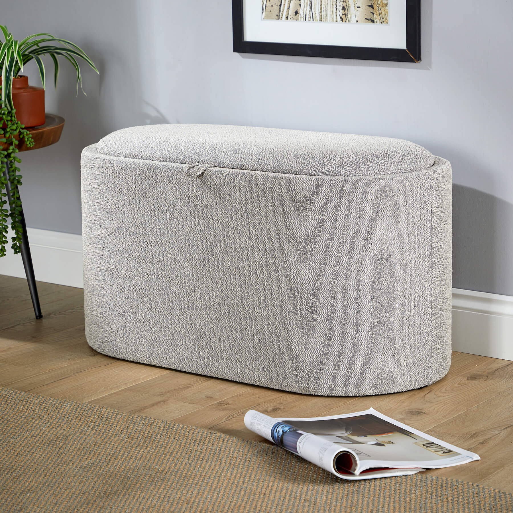 Merida Ottoman with Tray