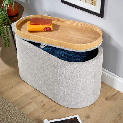 Merida Ottoman with Tray