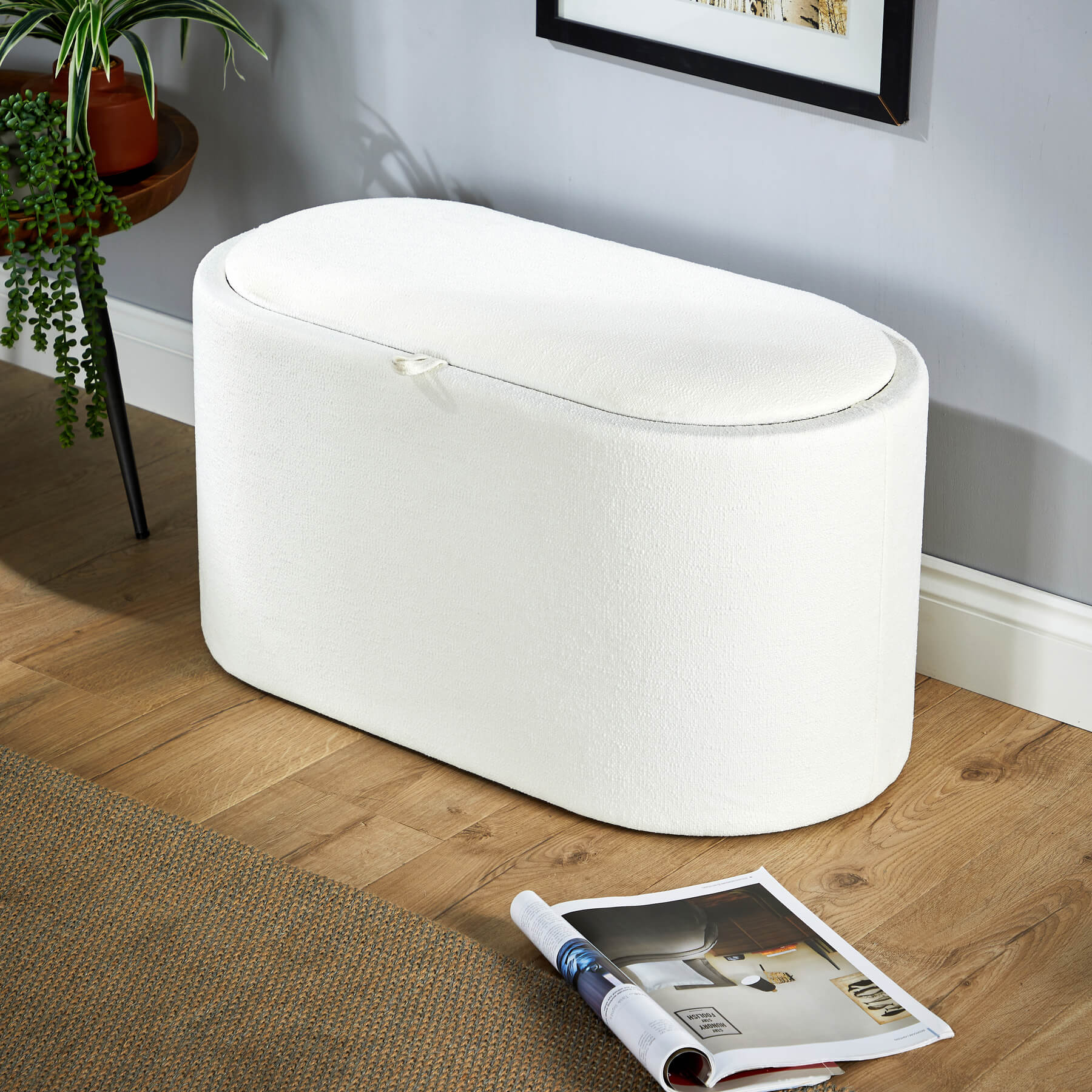 Merida Ottoman with Tray