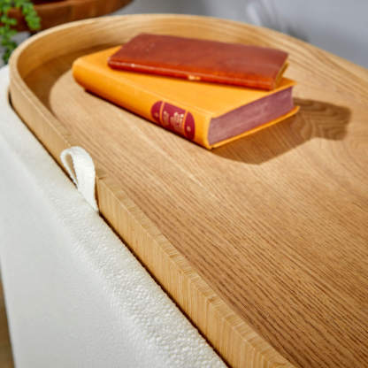 Merida Ottoman with Tray