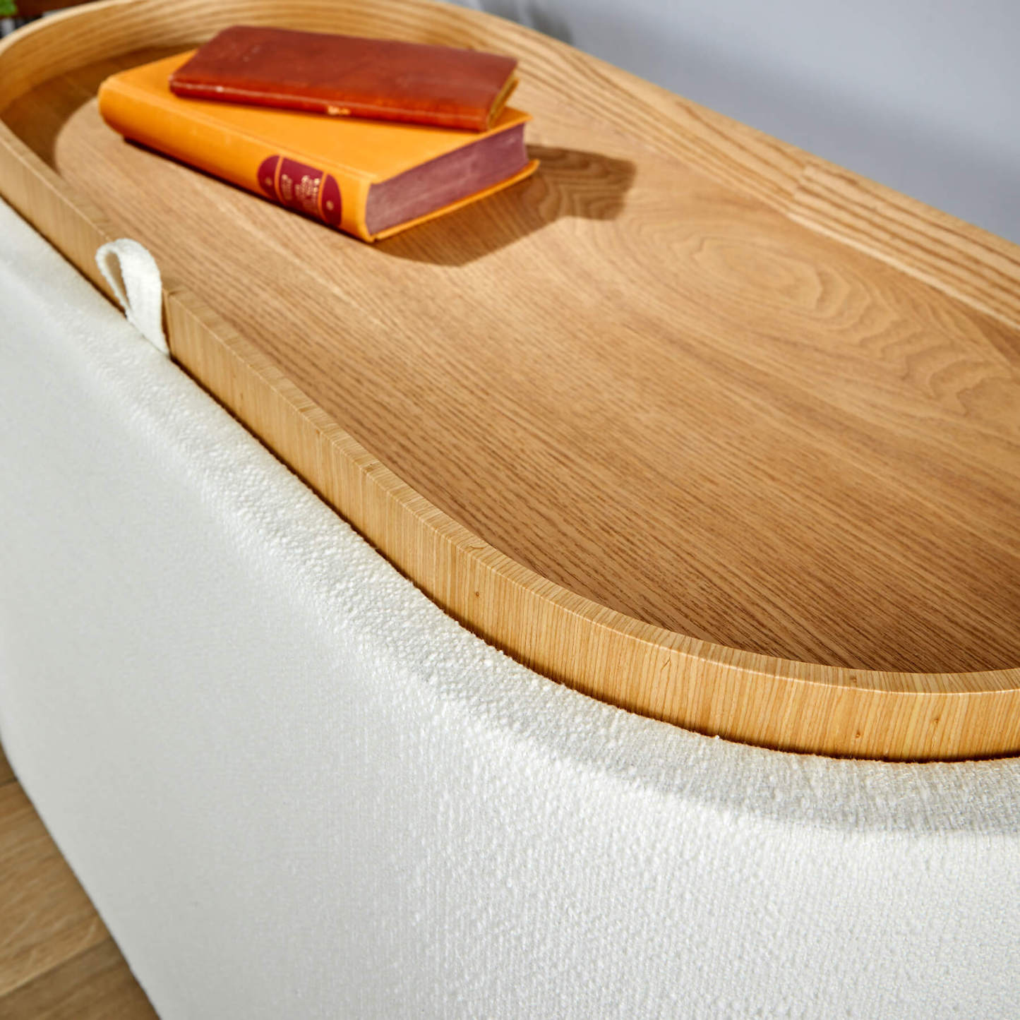 Merida Ottoman with Tray