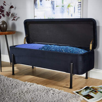 Oasis Velvet Ottoman