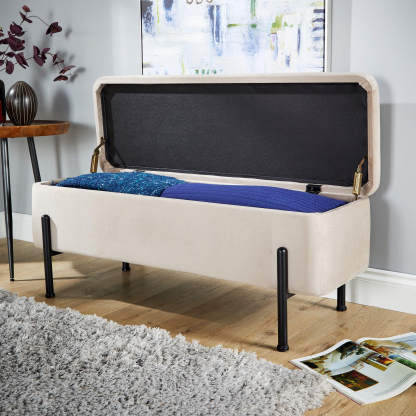 Oasis Velvet Ottoman