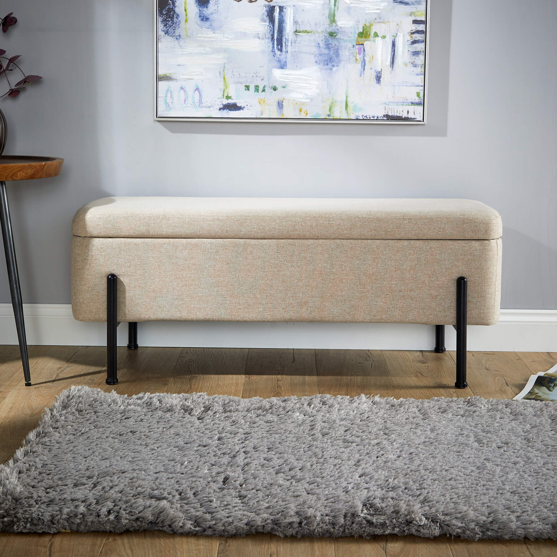 Oasis Velvet Ottoman