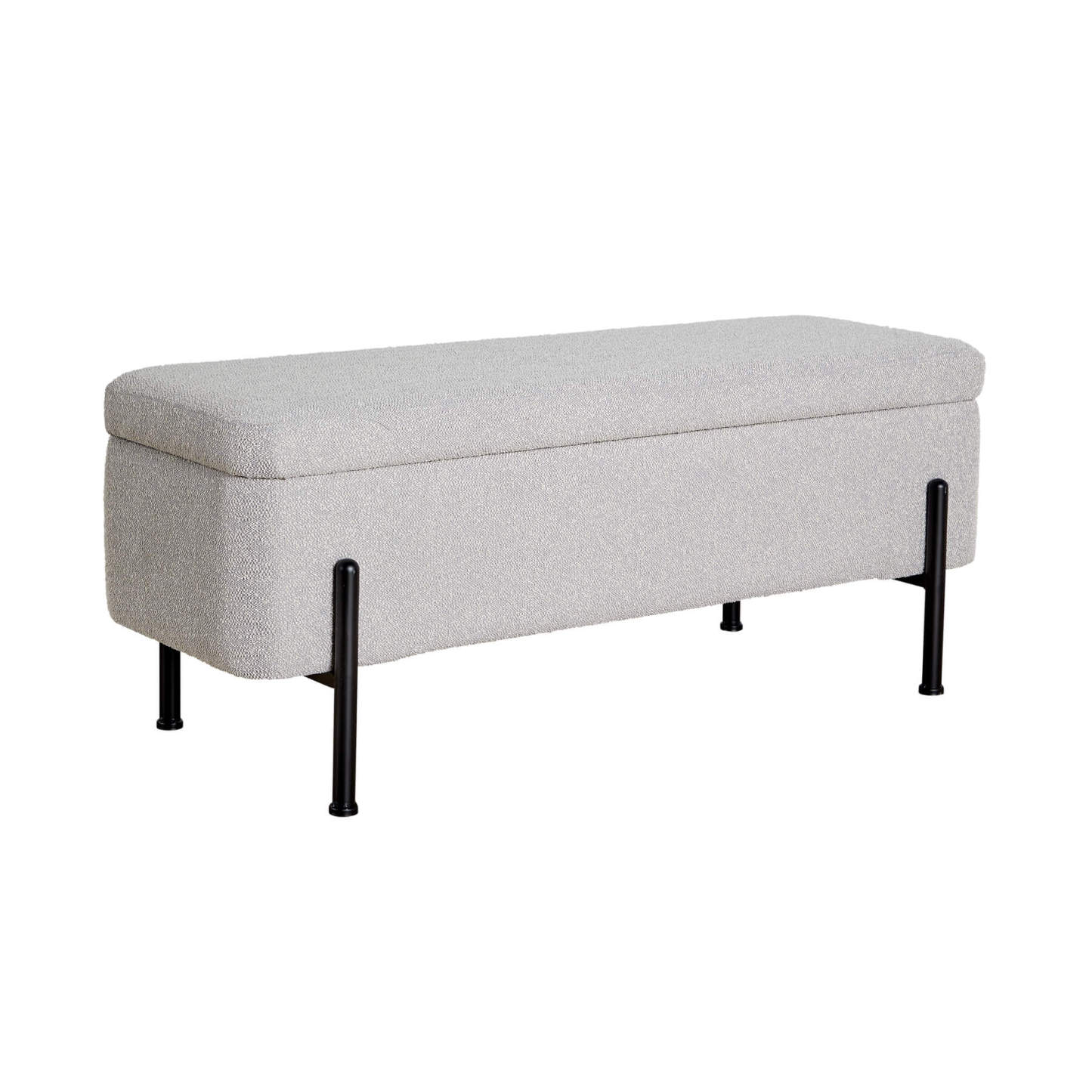 Oasis Velvet Storage Ottoman
