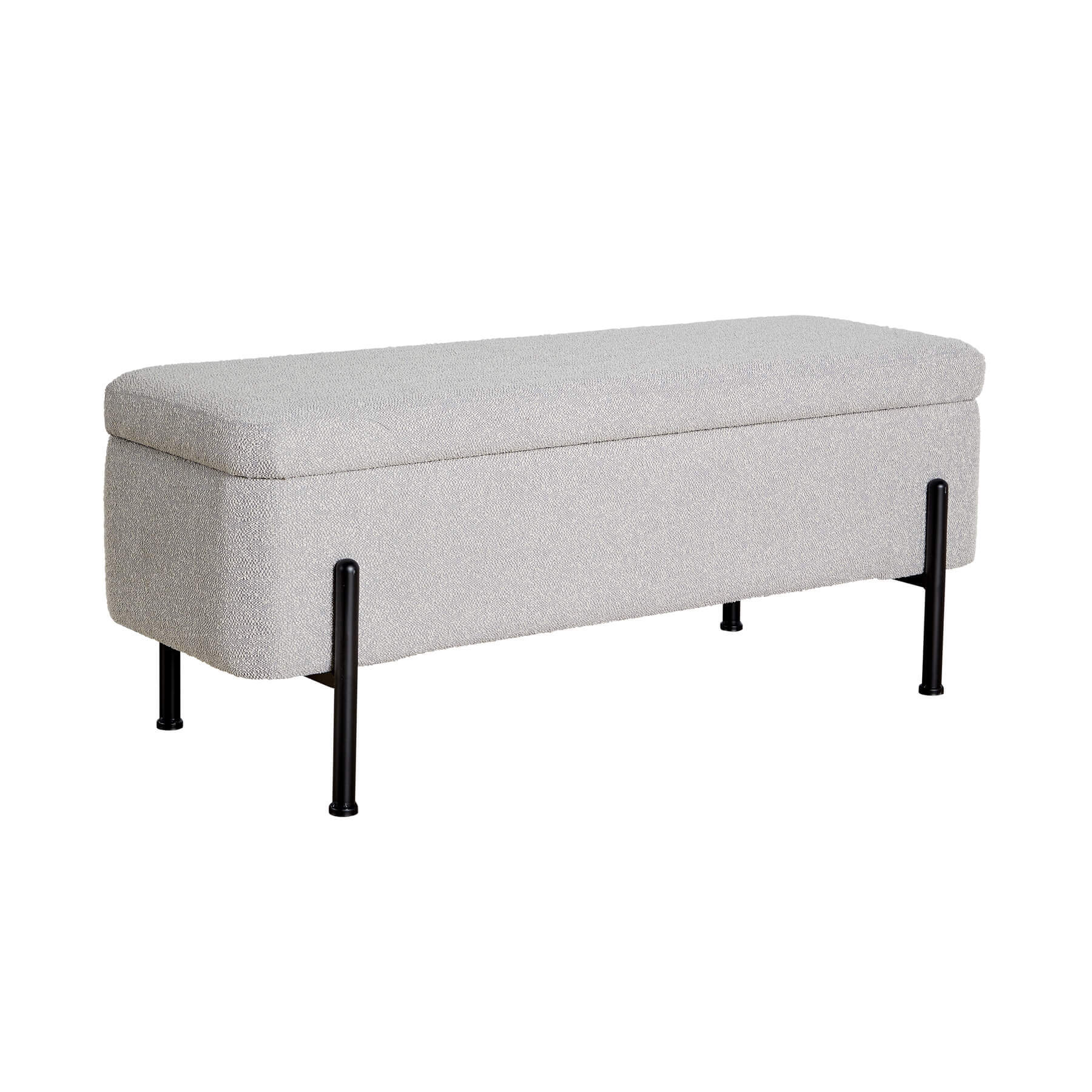Oasis Velvet Storage Ottoman