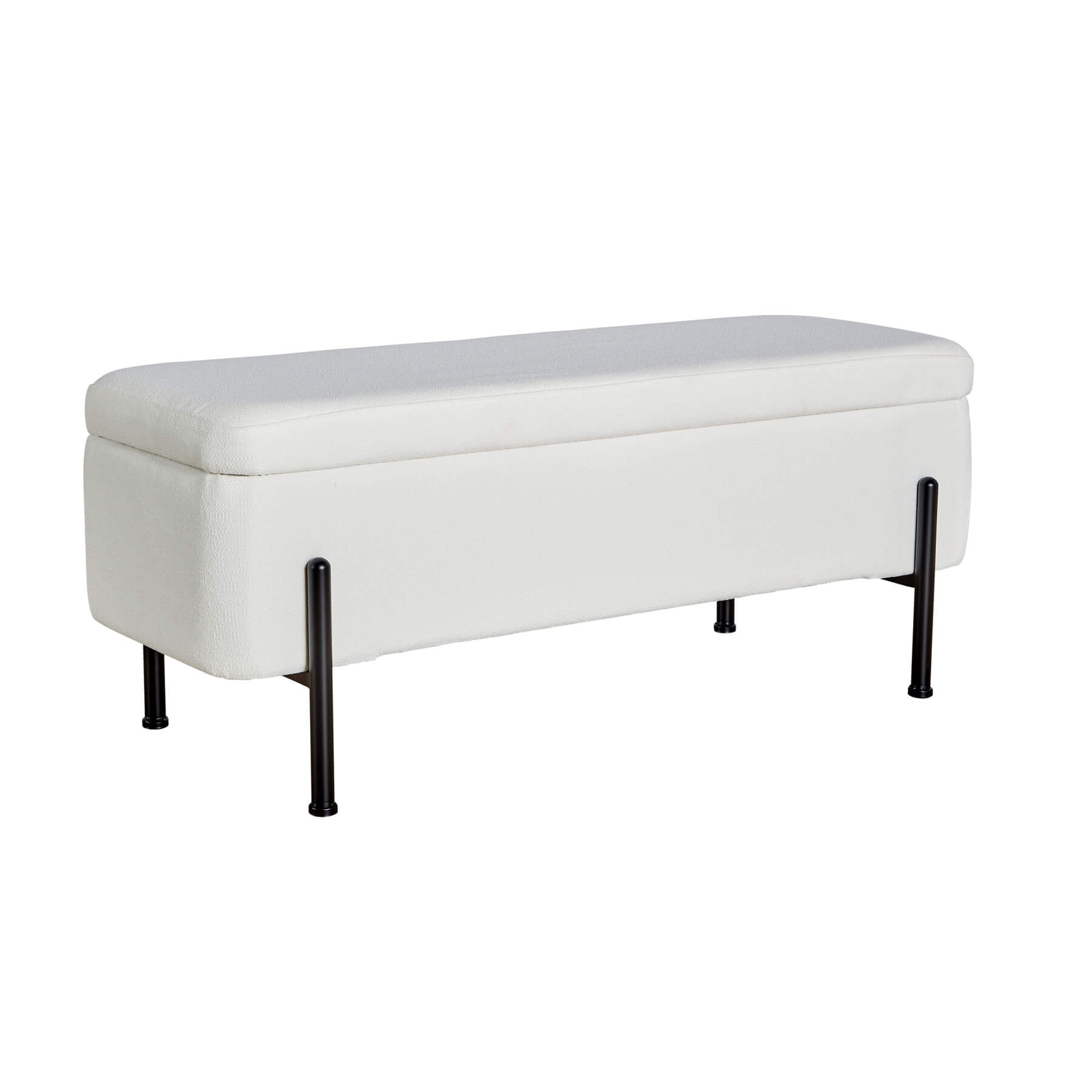 Oasis Velvet Storage Ottoman