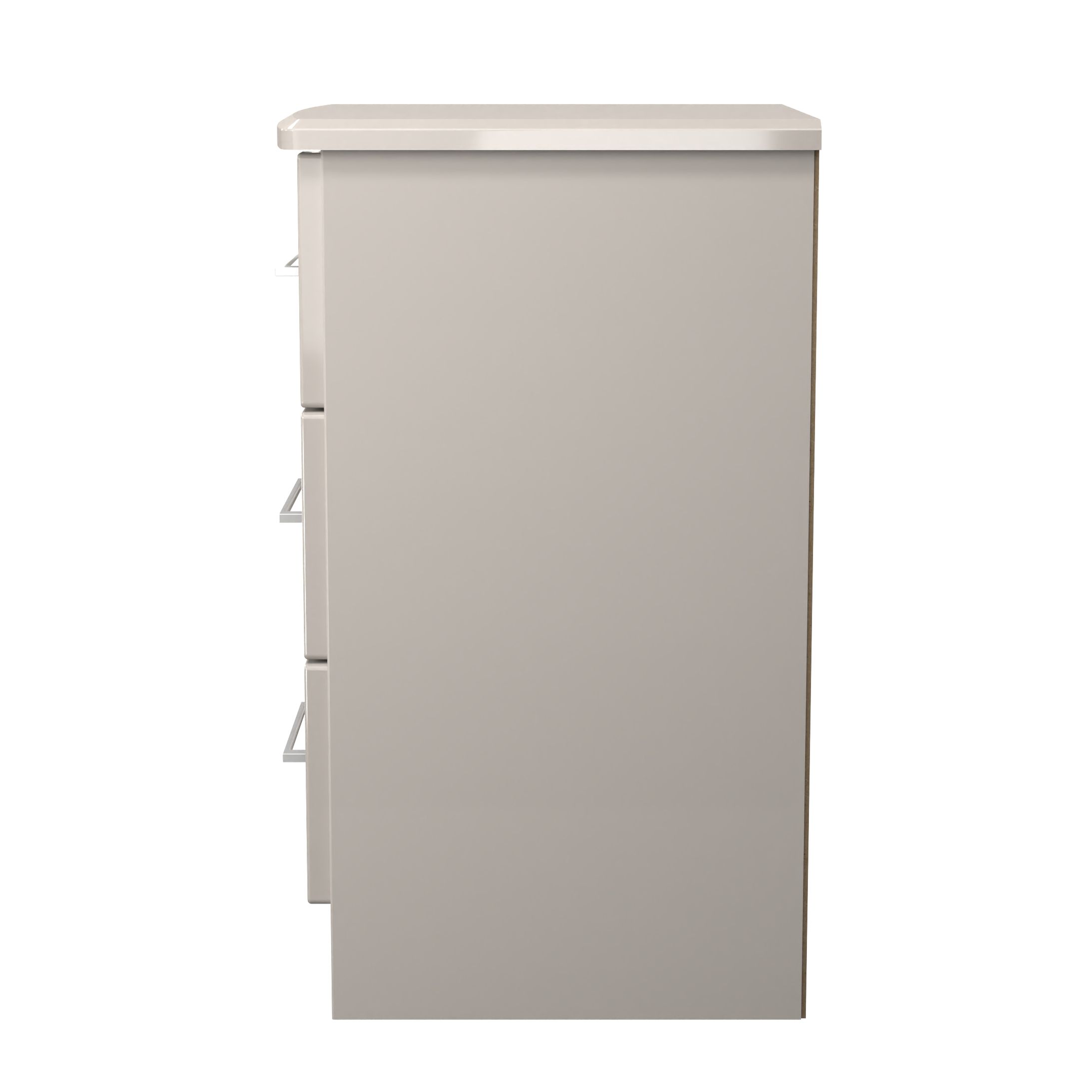 Palais 3 Drawer Bedside