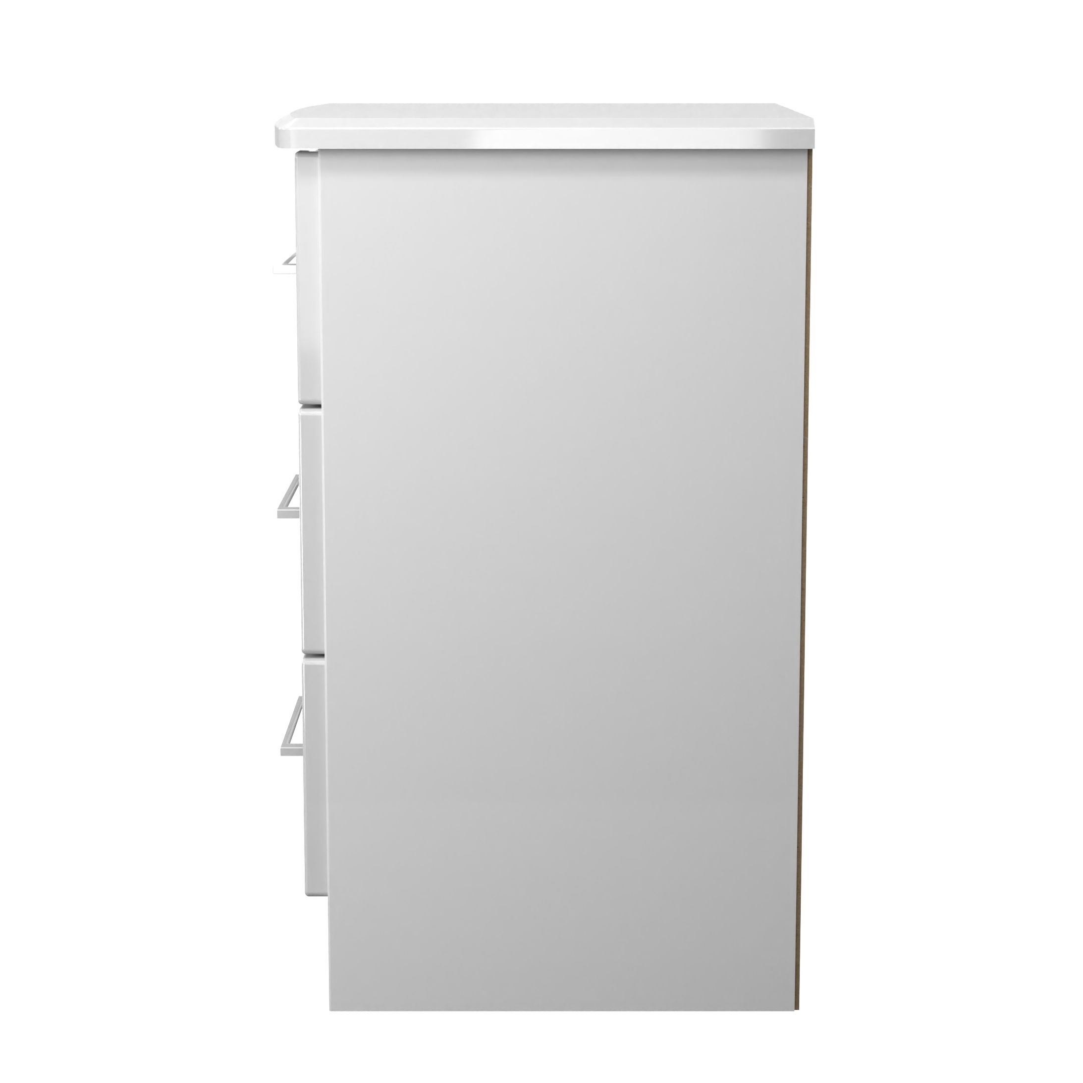 Palais 3 Drawer Bedside