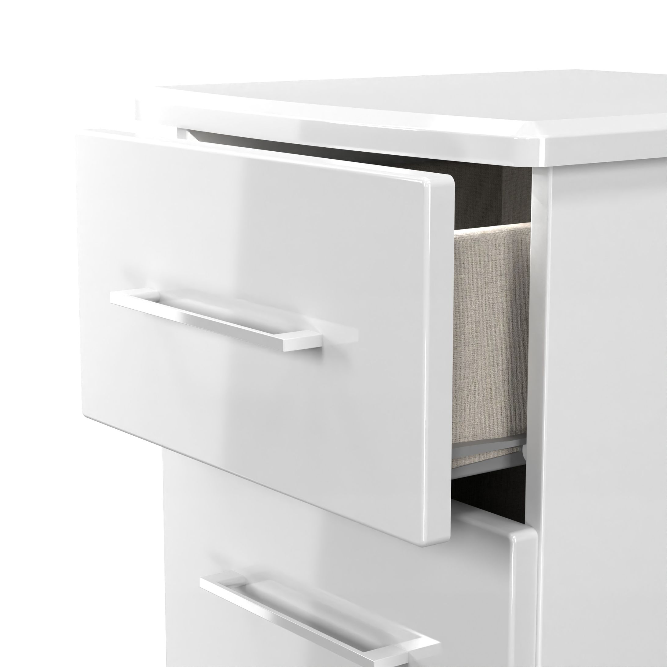 Palais 3 Drawer Bedside