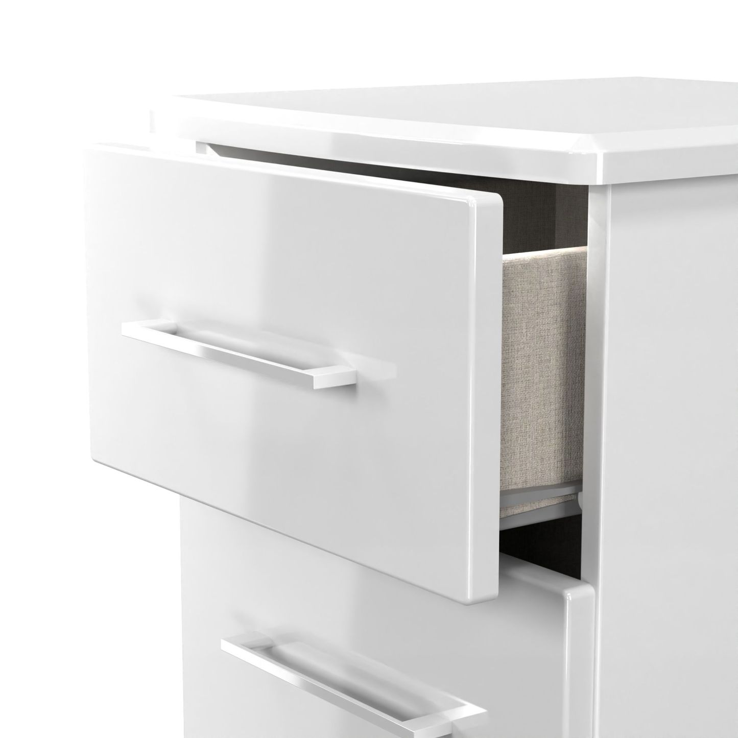 Palais 3 Drawer Bedside