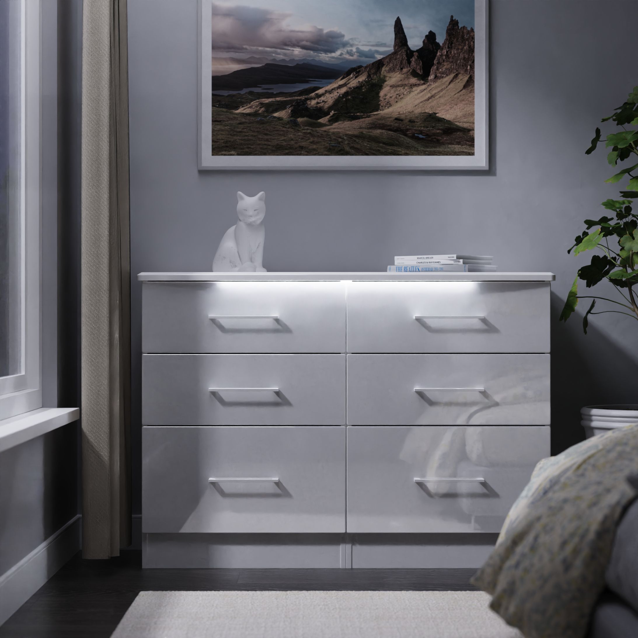 Palais 6 Drawer Chest of Drawers