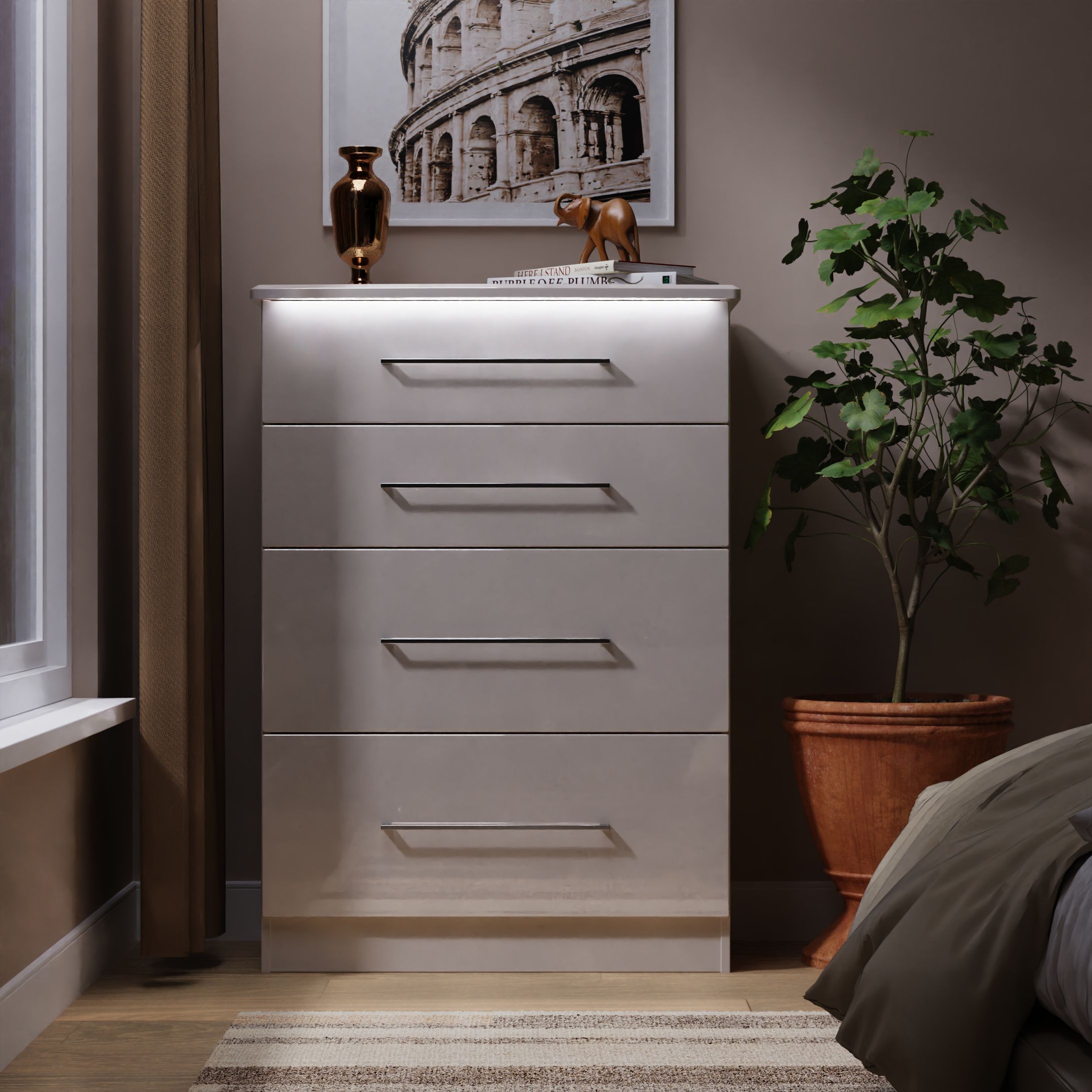 Palais 4 Drawer Chest of Drawers