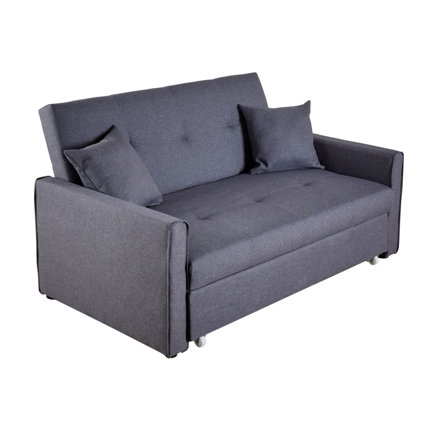 Charleston Linen Dark Grey Sofa Bed