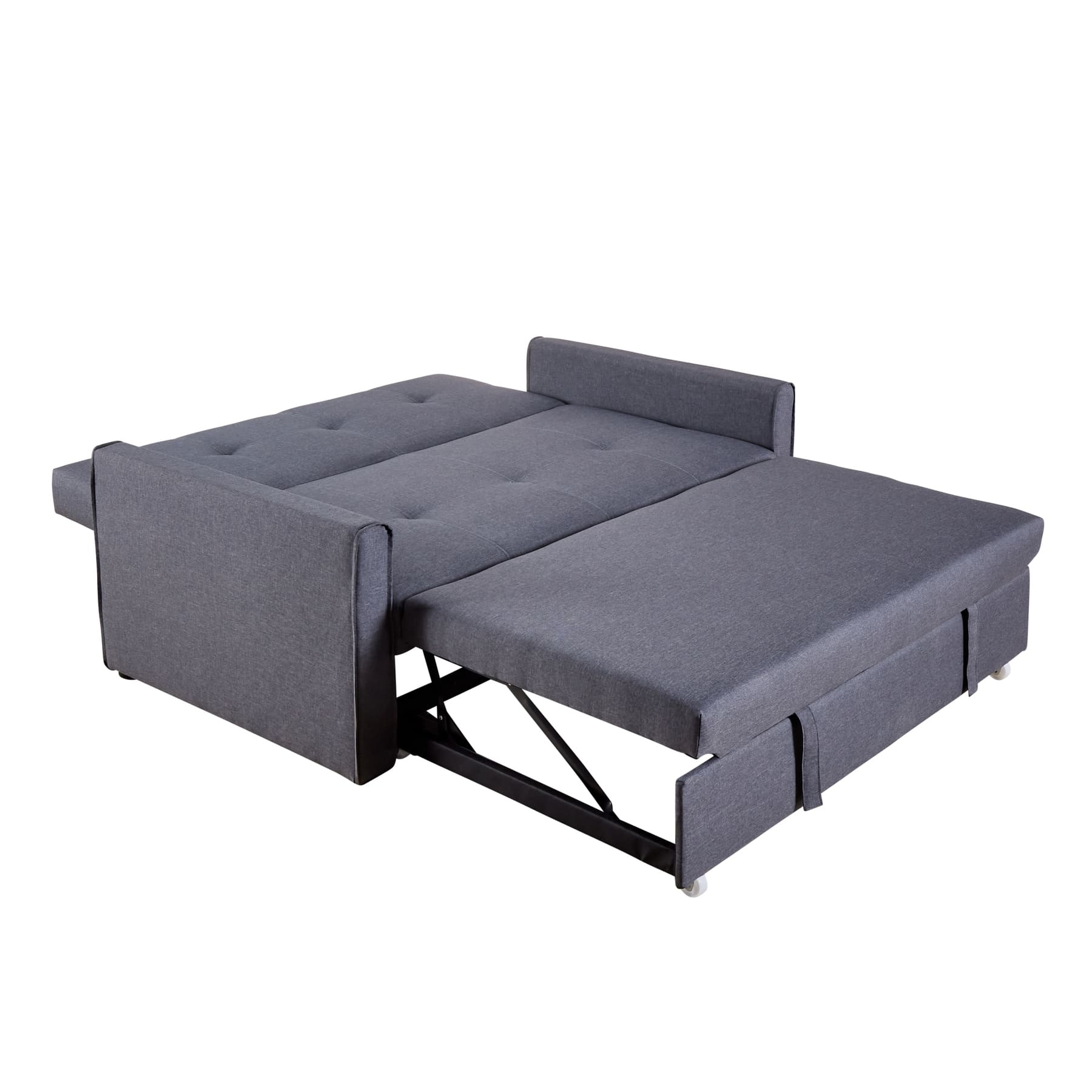 Charleston Linen Dark Grey Sofa Bed