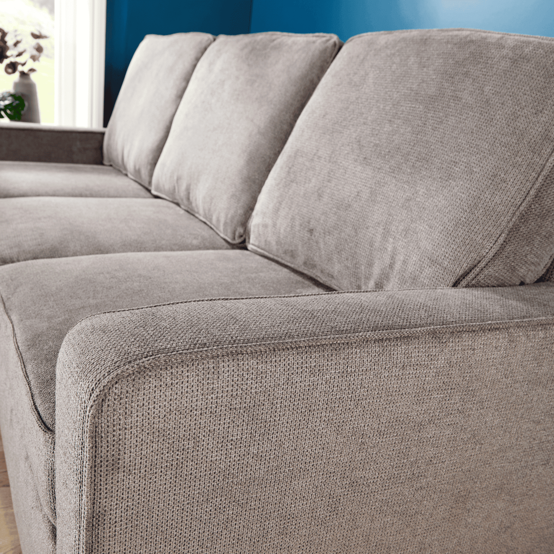 Kingston Grey Corner Sofa
