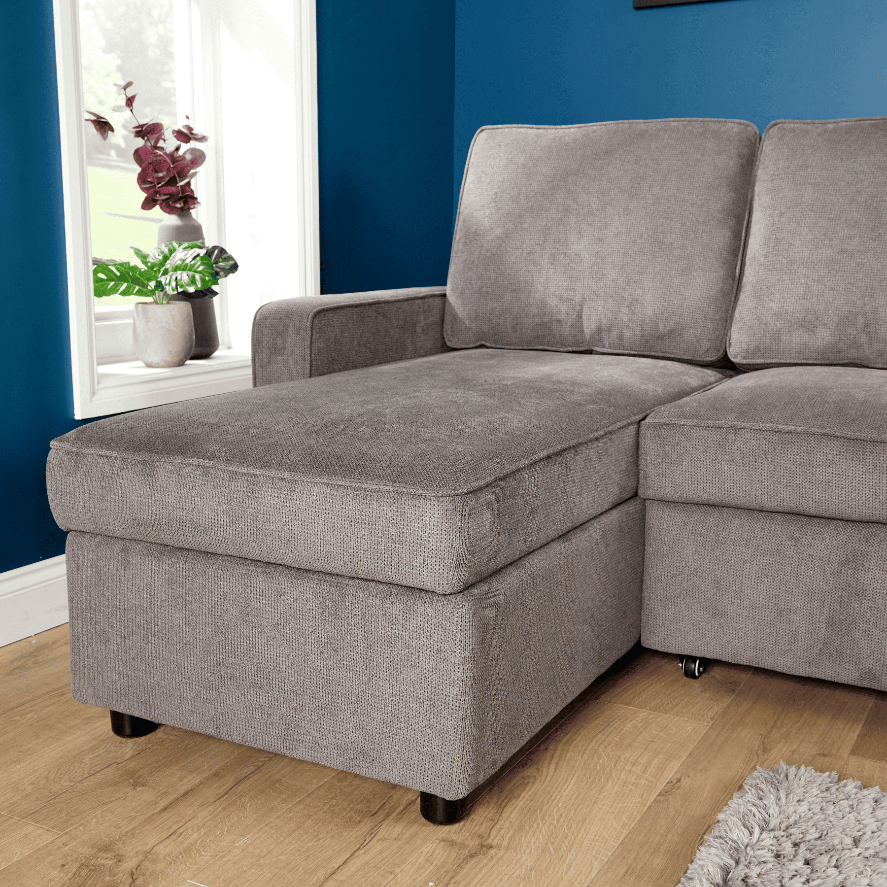 Kingston Grey Corner Sofa