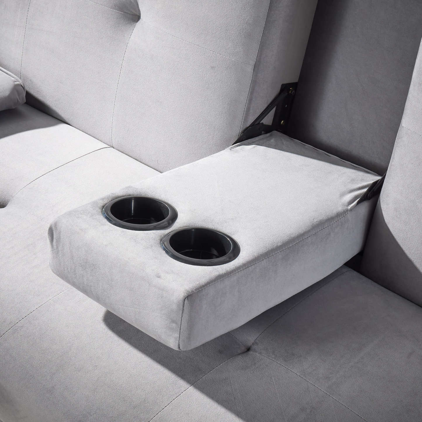 Luna Grey Velvet Sofa Bed