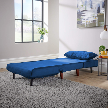 Morella Velvet Sofa Bed - Single & Double
