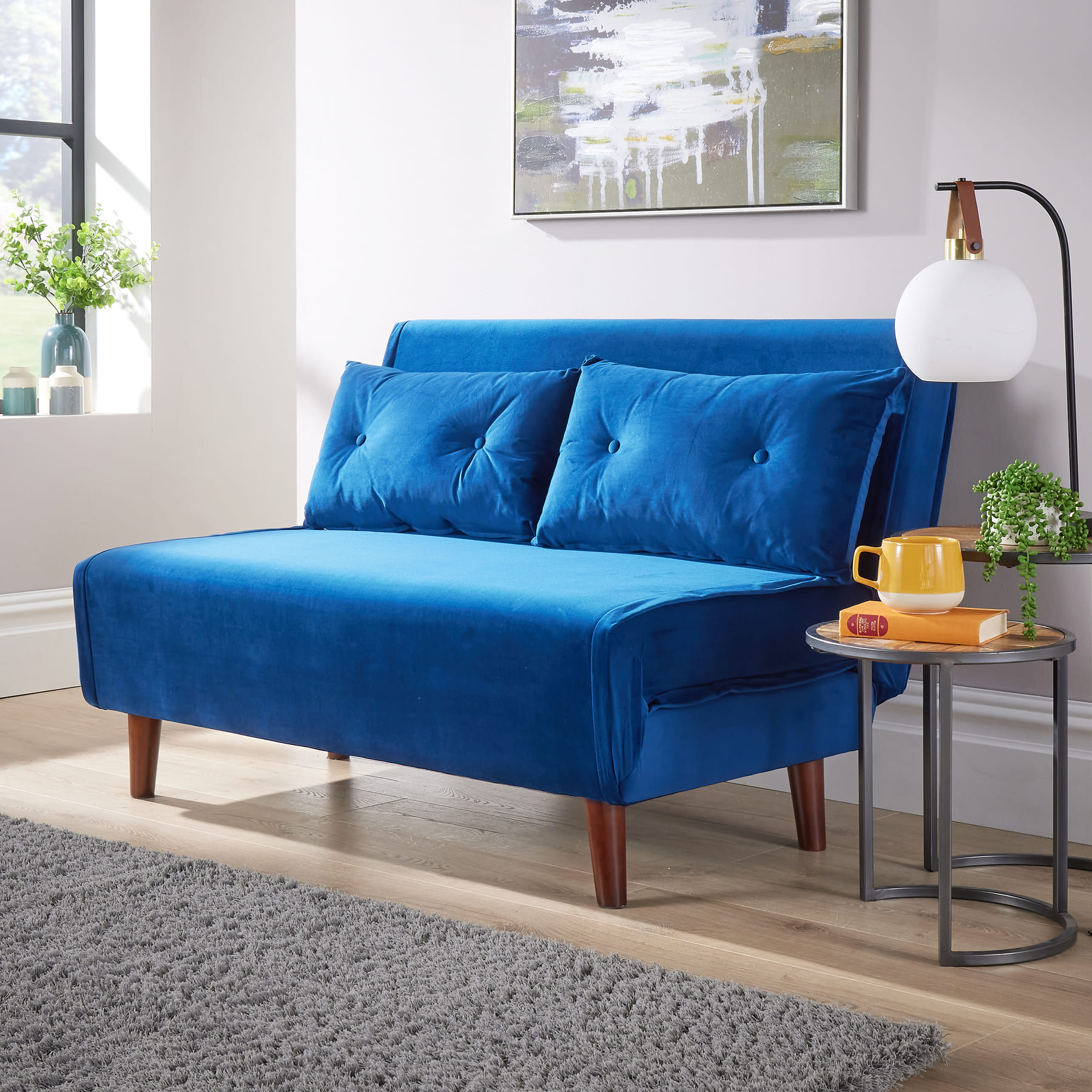 Morella Velvet Sofa Bed