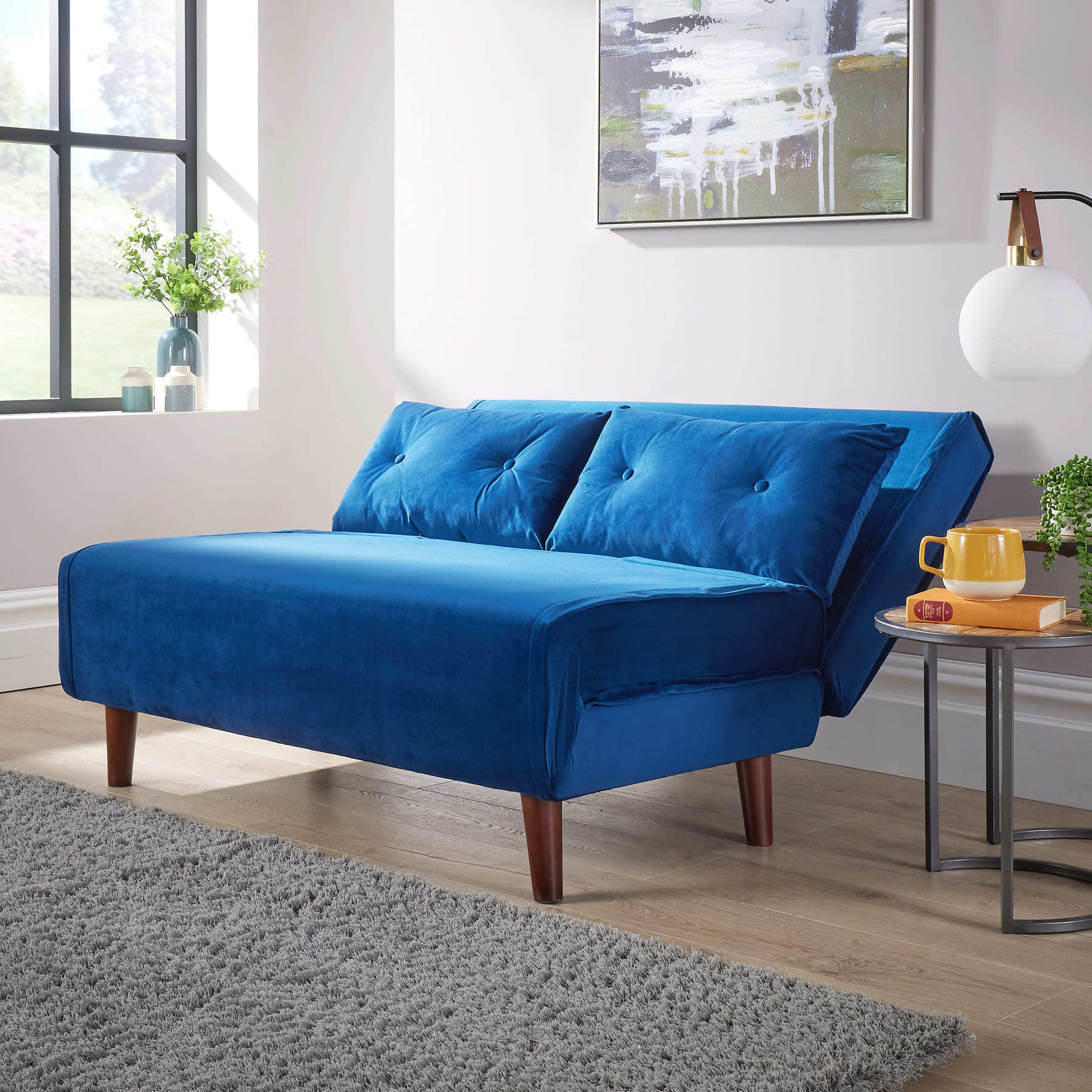 Morella Velvet Sofa Bed - Single & Double