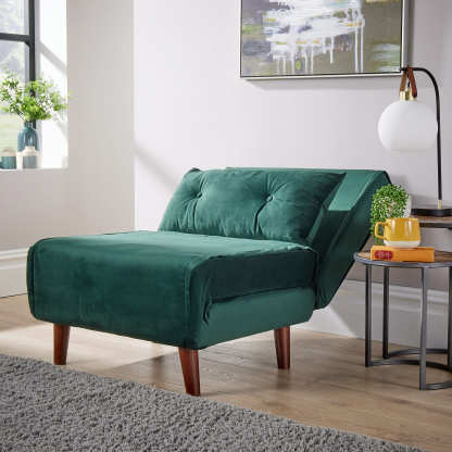 Morella Velvet Sofa Bed - Single & Double