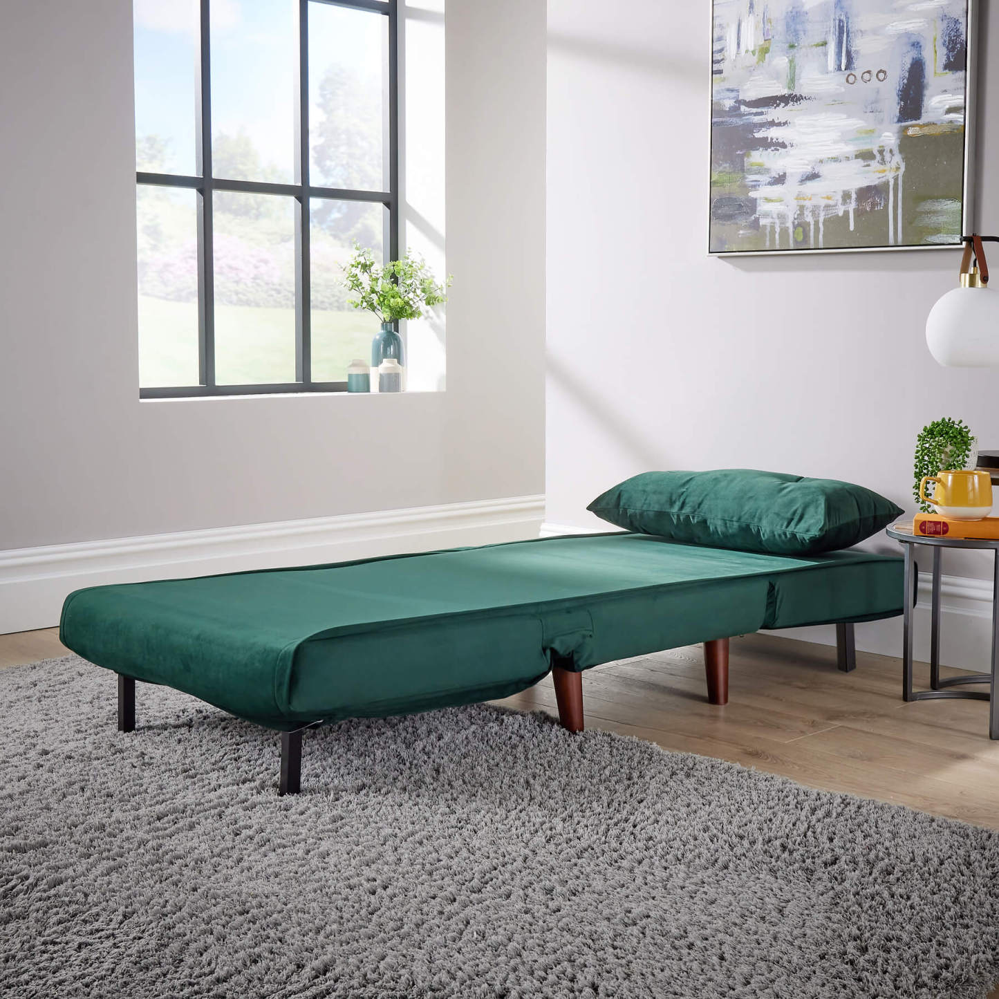 Morella Velvet Sofa Bed - Single & Double